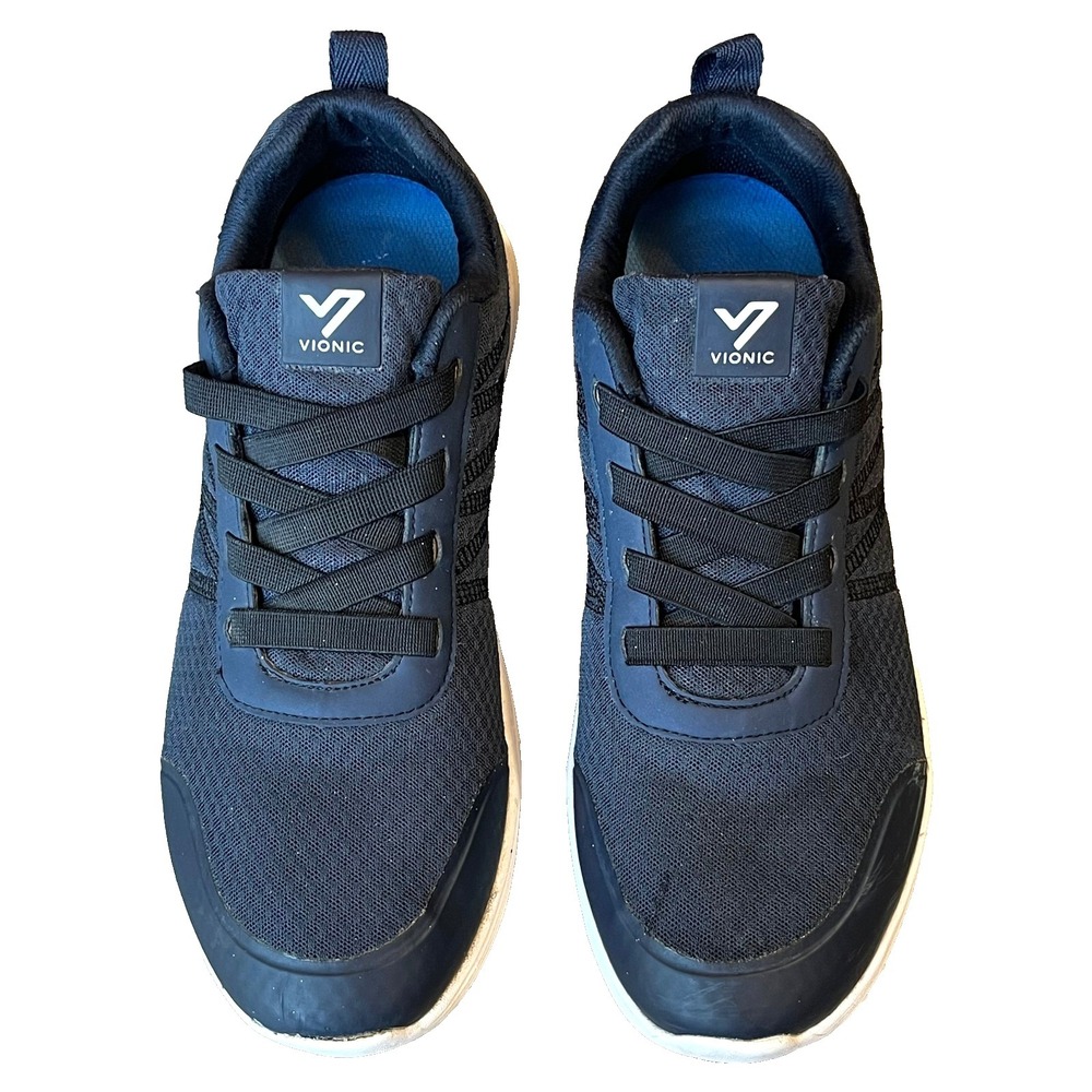 Vionic Shay Fitness Walking Sneakers Navy Blue White Womens 10 UK 8 EU 42
